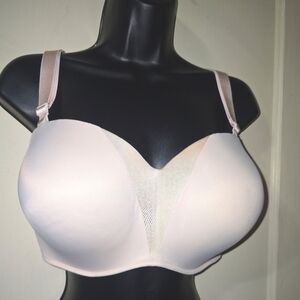 Soma Stunning Starlet Strapeless Light Pink 40DDD Bra NWT